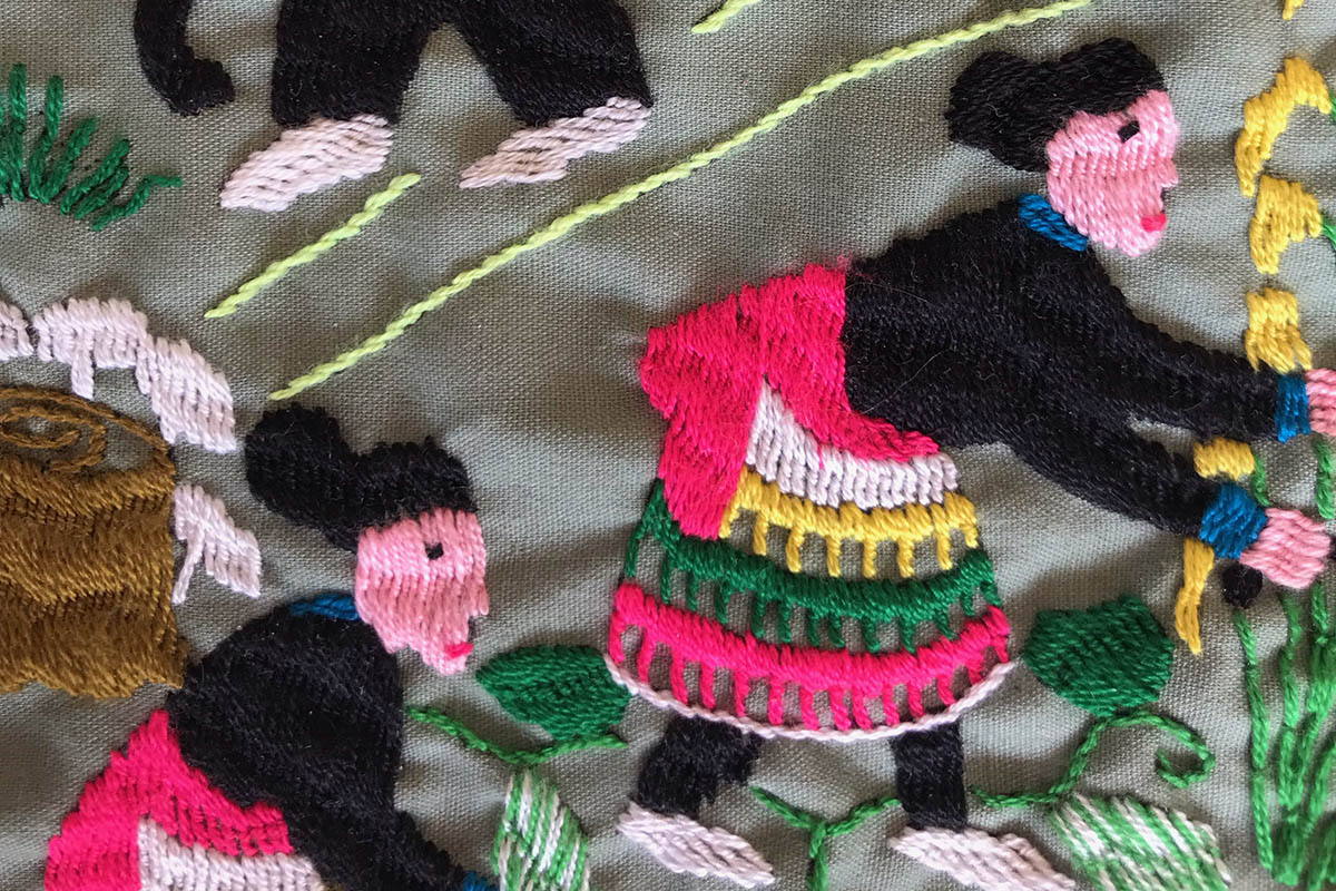 Folk Art Embroidery: Hmong Story Cloth
