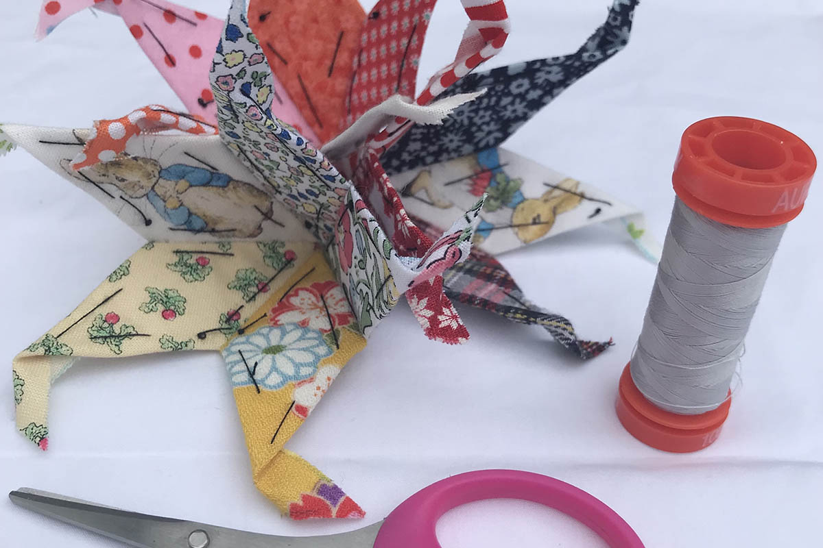 English Paper Piecing Patchwork: Moravian Star