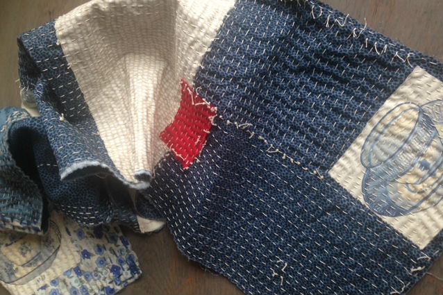 Patchwork for Beginners: Drawstring Bag