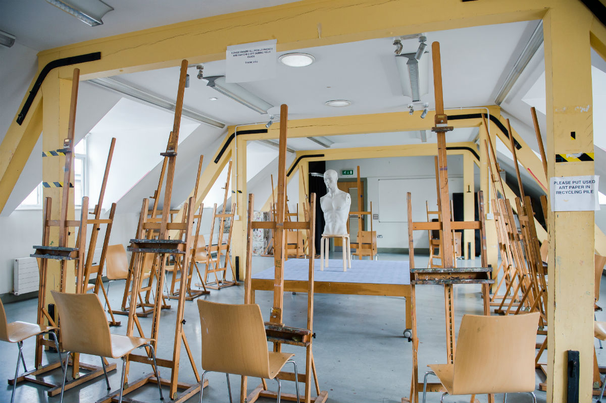Art studio at The Crescent