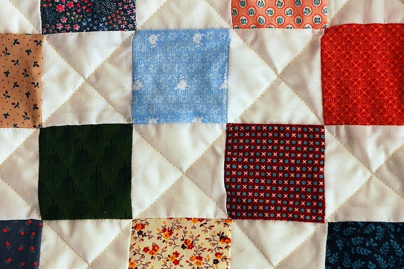 Patchwork for Beginners: Drawstring Bag