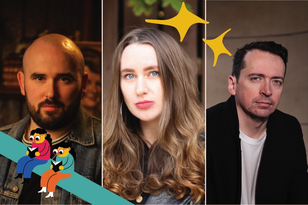 In the good seats: Michael Magee, Susannah Dickey & Darran Anderson