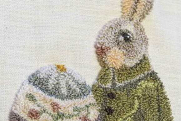 Punch Needle: Easter Rabbit