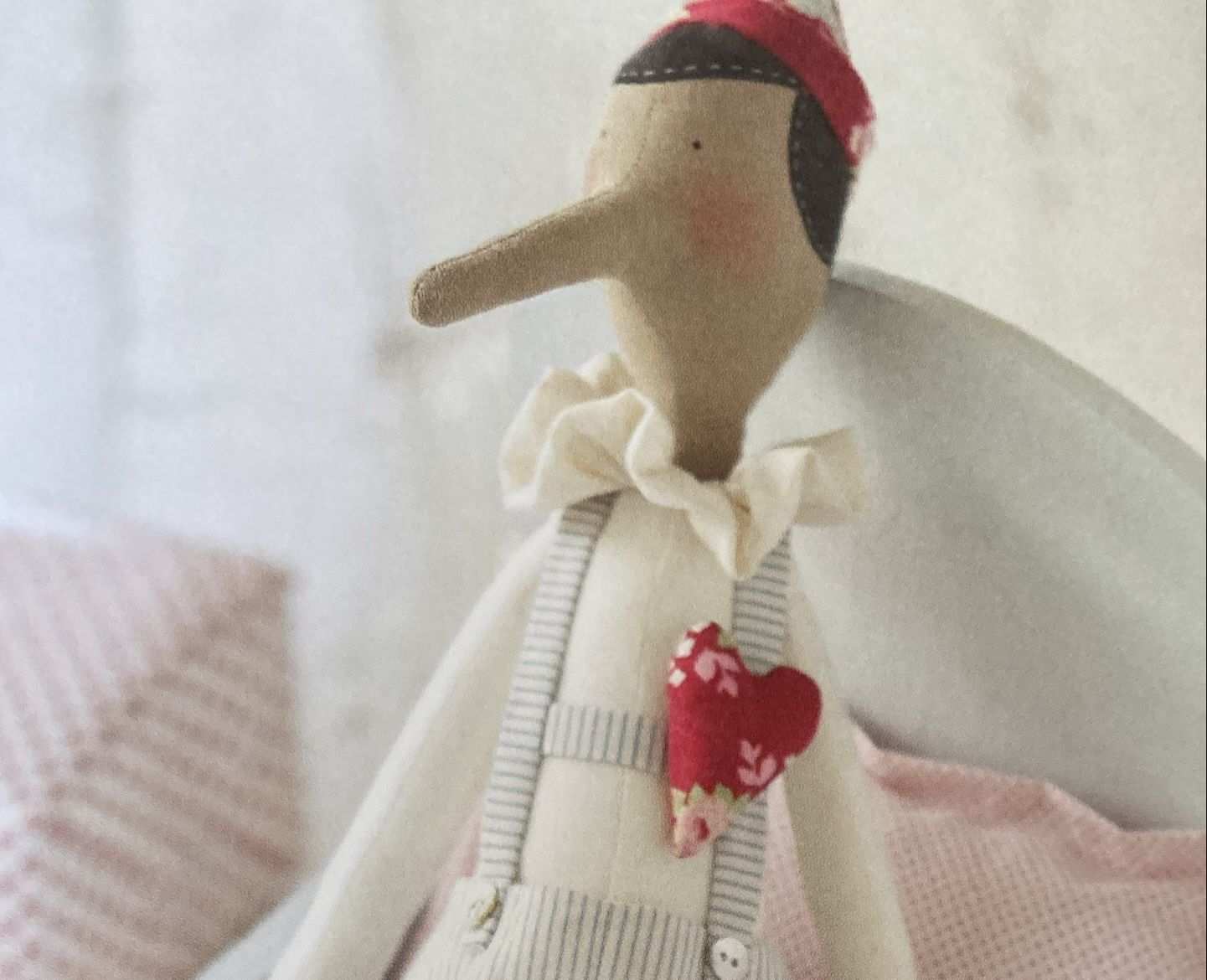doll making pinocchio fabric doll