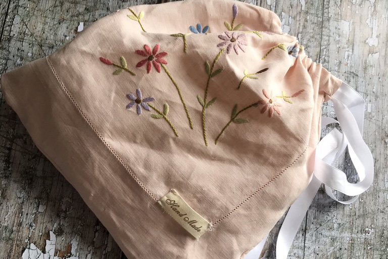 Summer Stitch Up Drawstring Bag