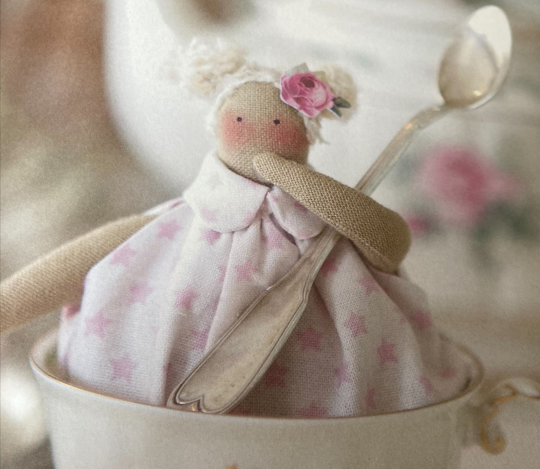 doll making teacup angel
